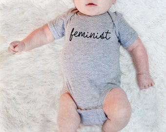 Feminist Baby Bodysuit | Future Feminist Infant Outfit | Girl Power Baby Clothing | Women's March Baby Clothes | Strong Women Baby Gift