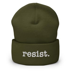 Resist Cuffed Beanie