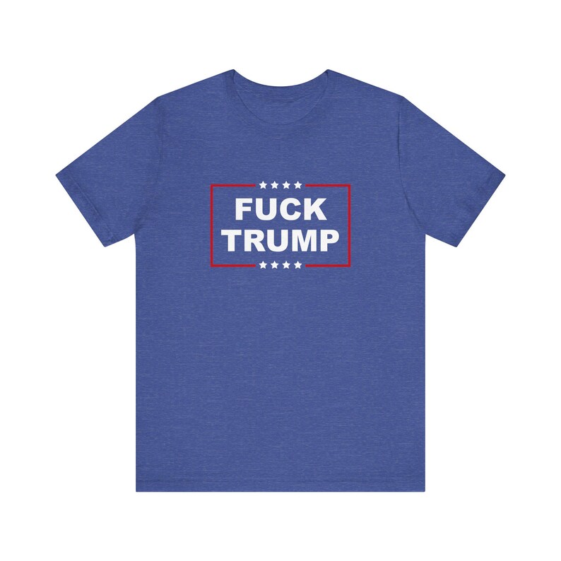 Camiseta "Fuck Trump", camiseta unisex FDT, "No es mi presidente", mercancía de protesta "No Kings", traidor, violador y delincuente convicto, Foxtrot Delta Tango imagen 9