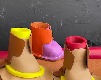 Shoe making pattern and 3D Printed Shoe Mold for Dolls, doll boots,handmade doll shoe,Shoe Mold with bracelet for Dolls. . Dolls Accessories