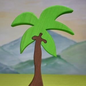 Holzpalme: Waldorf Montessori Spielzeug