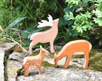 Jouets animaux en bois | Jouets en bois Waldorf | Jouets éducatifs | Animaux jouets en bois | Figurines en bois | Jouets Waldorf | Jouets en bois