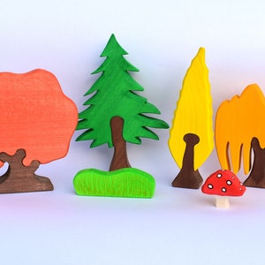 Waldorf toys | Waldorf tree & woodland toy set | Wooden toys | Wooden tree toy