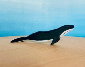 Wooden animal toys - Whales | Waldorf Toys | Wooden animals | Handmade wooden toys | Open ended toys