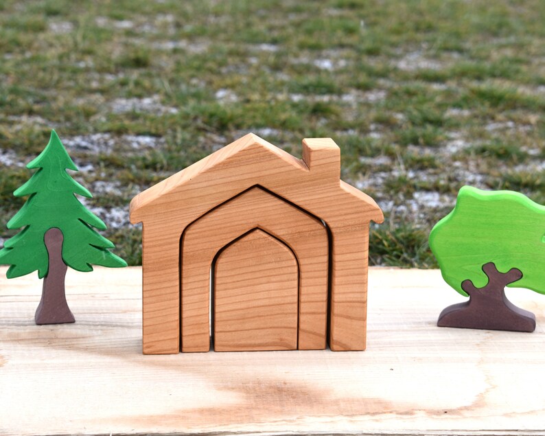 Waldorf Toys Wooden Toys Wooden Toddler Toy Miniature Etsy