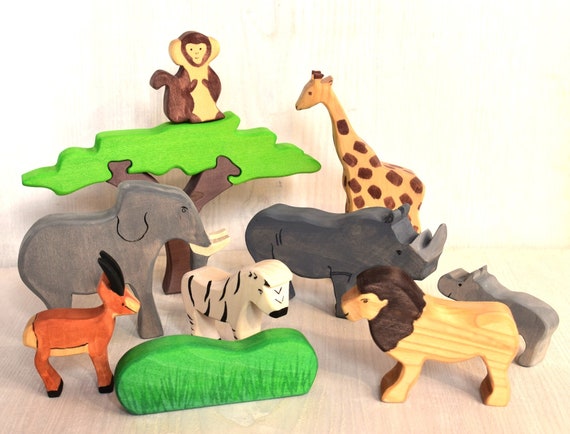 waldorf wooden animals