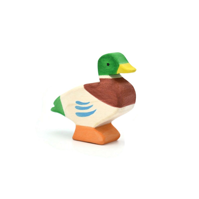 Duck family Waldorf toys Wooden toy animals Waldorf wooden toys Papa Duck