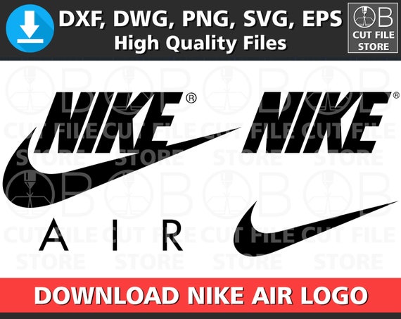 Download NIKE AIR LOGO Dxf Dwg Svg Png Eps Format Download Nike | Etsy
