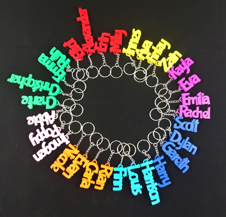 Bulk Personalised Keyrings Bulk Buy Personalized Keychain Etsy UK