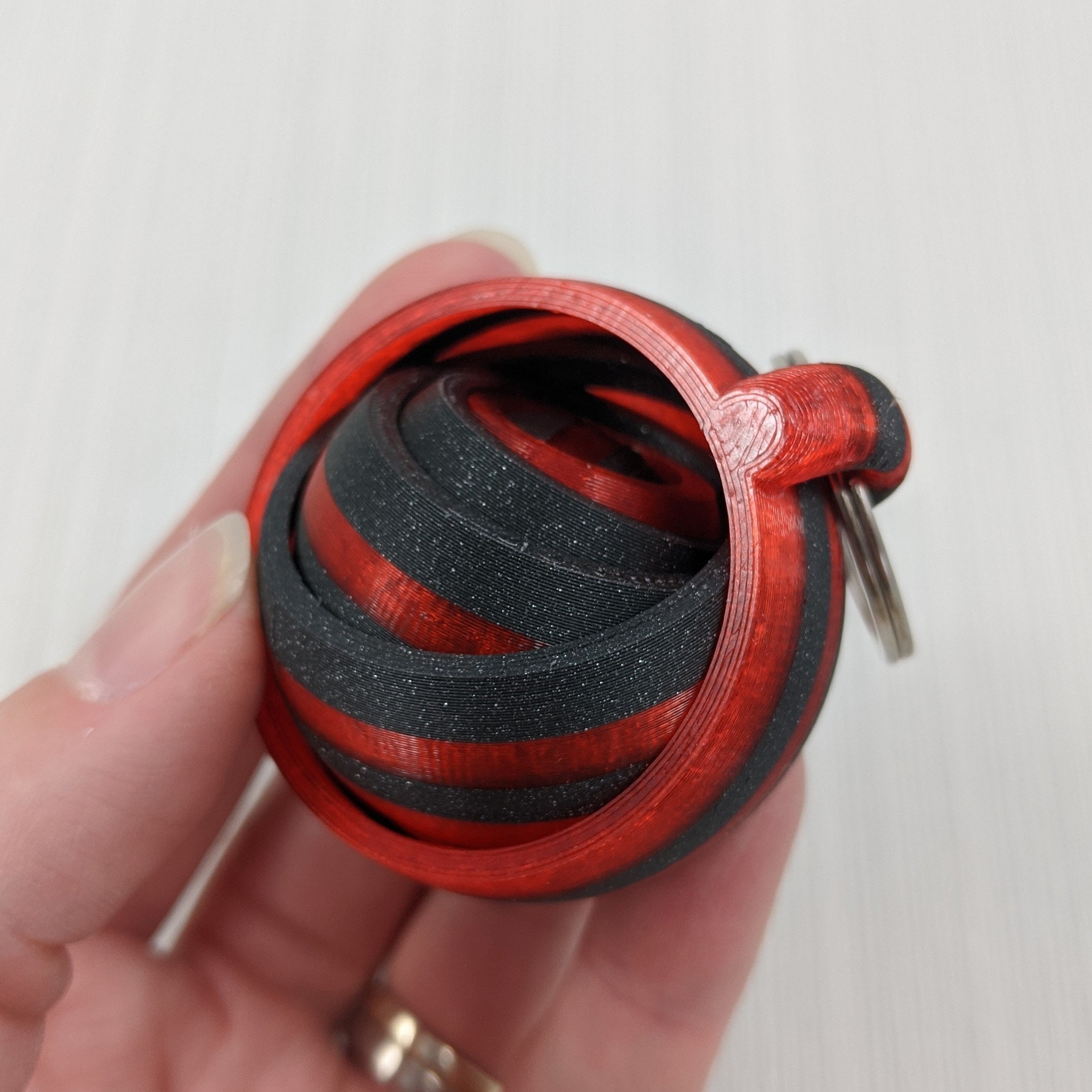 Fidget Keyring Fidget Keychain 3D Printed Birthday Gift Etsy Canada