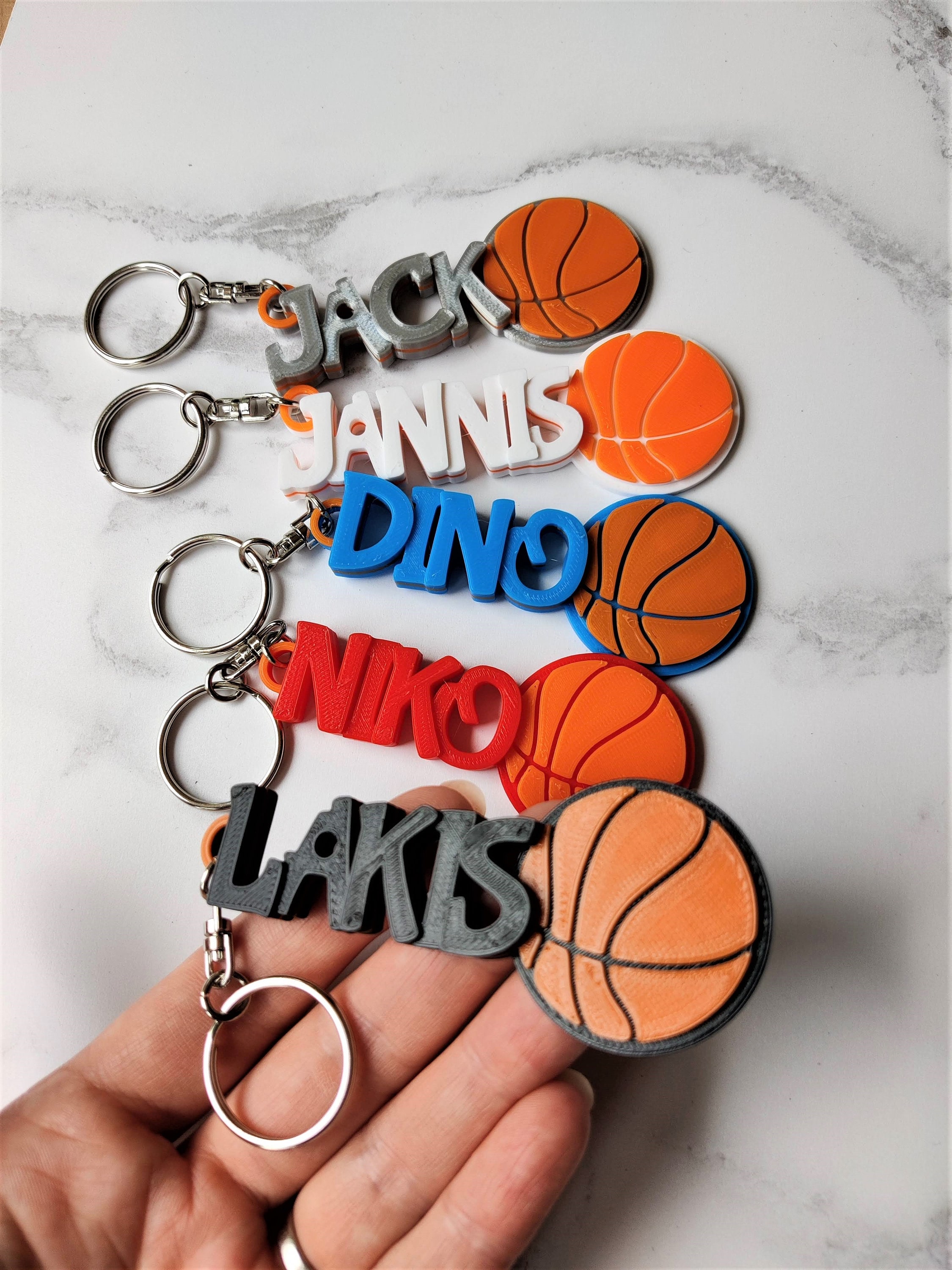Llavero de baloncesto personalizado Llavero niños - España