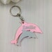 Personalised Dolphin Keyring, Dolphin Gifts, Bag Name Tag