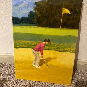 Golf painting