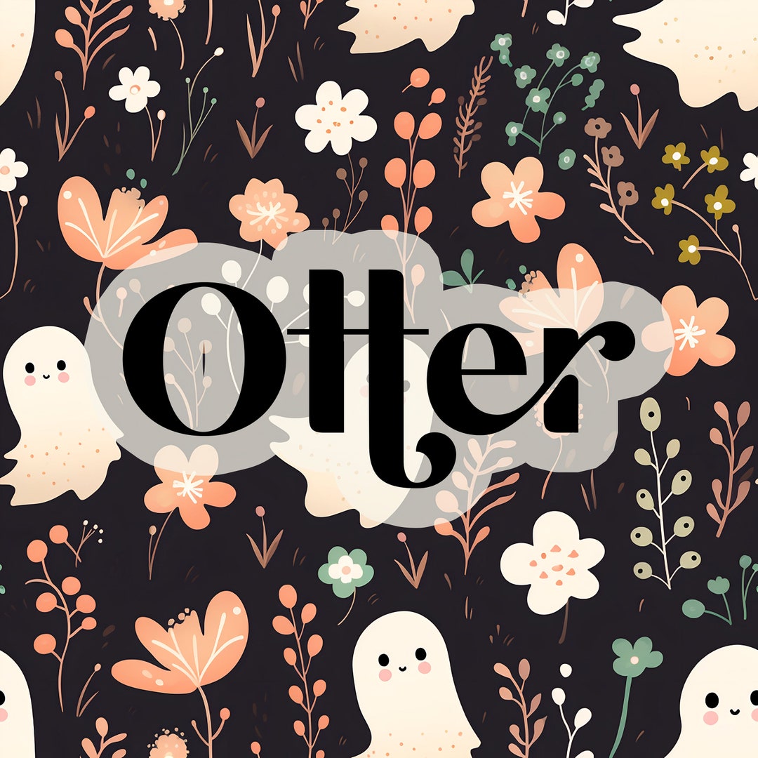 Floral Ghosts Seamless Pattern Digital Download Repeating File Fabric ...