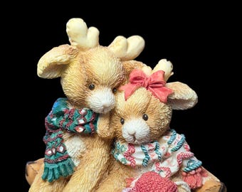 Santa's DEERlivery (Romeo & Juliet) #48NP981 1994 A Mary Rhyner design