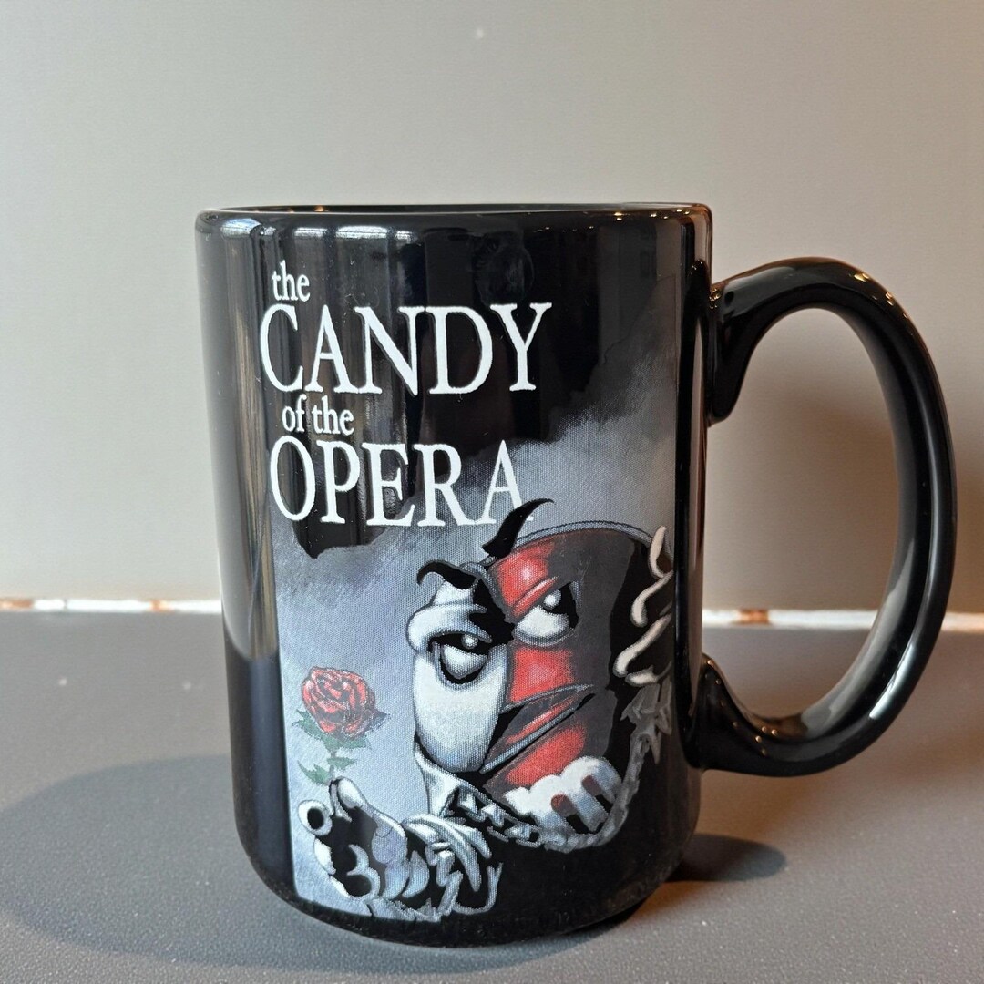 Vintage Candy of the Opera Black Mug Mars Inc Krunchie Corp Orlando - Etsy