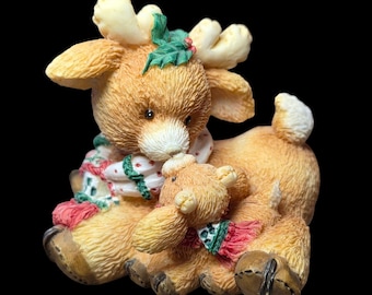 Santa's DEERlivery (JUNIOR) #622729 1994 An Enesco Corp Mary Rhyner design