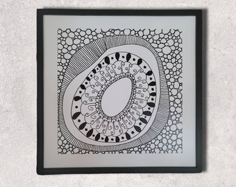 Original Framed Doodle Art #3