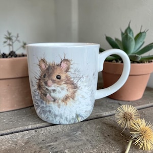 Royal Worcester Wrendale Designs Dandelion Mouse Mug Hannah Dale Bone China Bild 1
