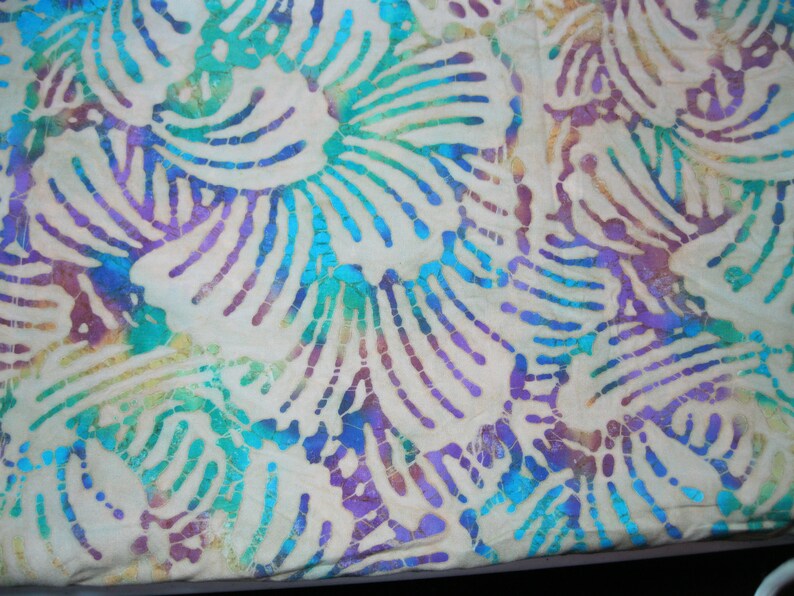 Three Yard Cut of Cotton Batik Fabric