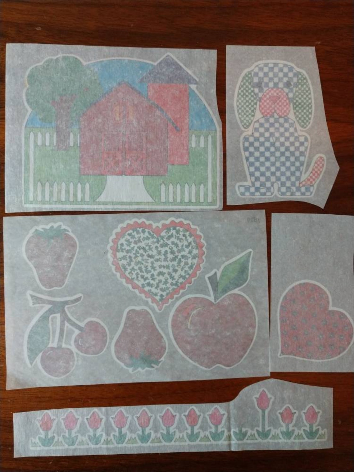Vintage IronOn Color Transfers Etsy