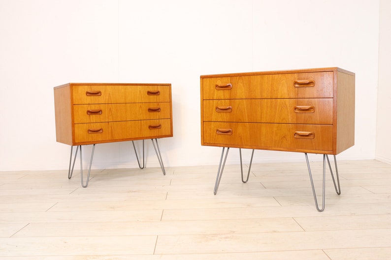 Mid Century Teak Matching Set Of 2 Retro G Plan Teak Chest Of Etsy