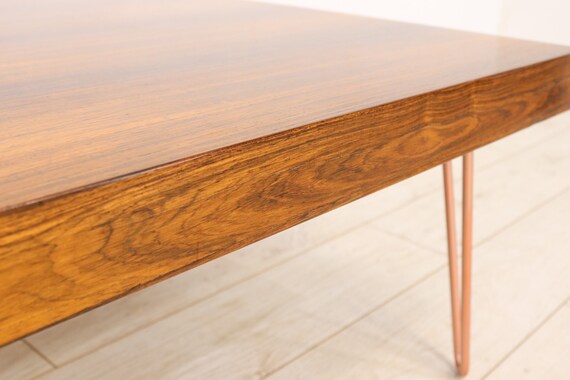 Beautiful Retro Original Danish Square Rosewood Coffee Table Etsy