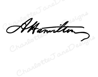 Hamilton Signature Etsy