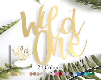 Wild One cake topper