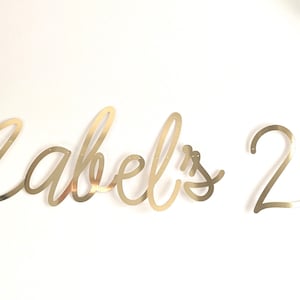Personalized 21st Birthday Banner: Gold Party Decor