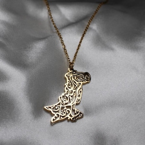 Pakistan Necklace | &#39;Long live the pure land!&#39; (Gold/Silvertone/Rose Gold)