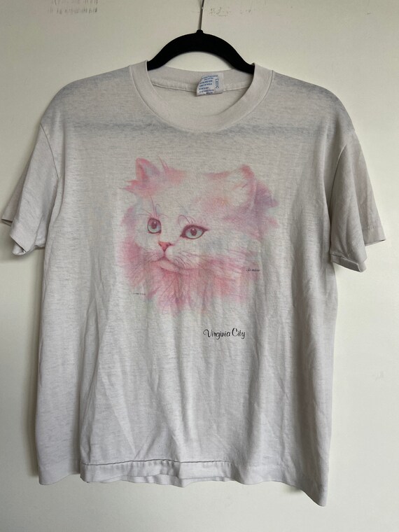 Vintage Virginia City Cat T-Shirt 1985