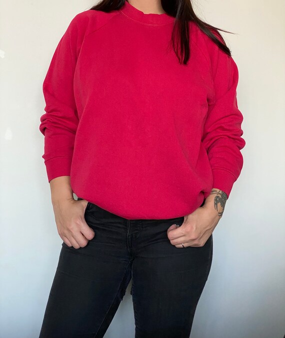 Vintage red sweatshirt fruit of the loom