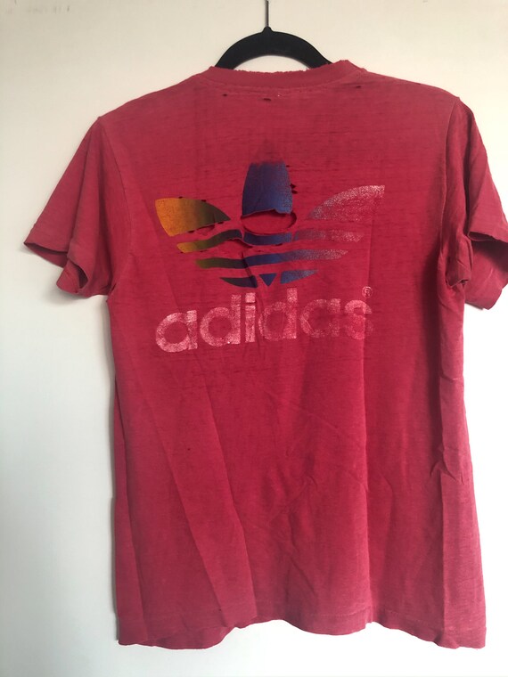 adidas t shirt rainbow