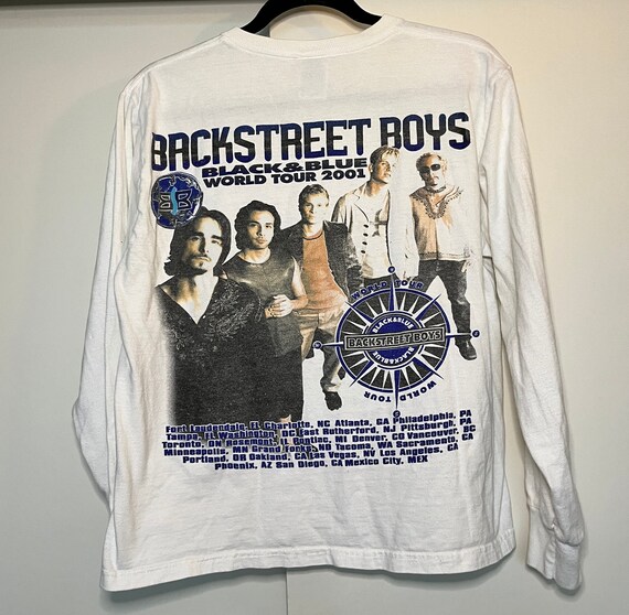 Vintage Backstreet Boys Long Sleeve 2001 Tour shi… - image 2