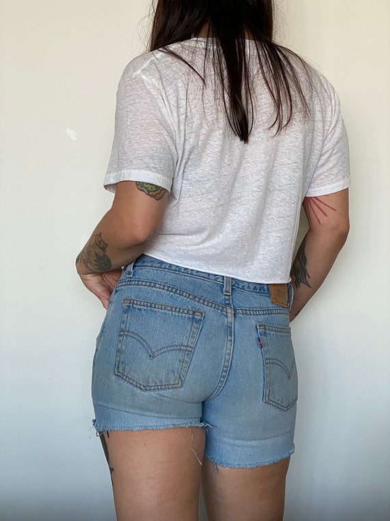 Vintage Levi's Cut off Jean Shorts.