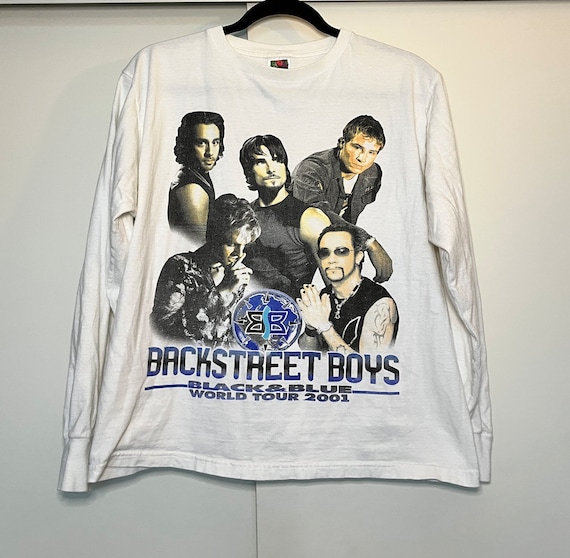 Vintage Backstreet Boys Long Sleeve 2001 Tour shi… - image 1