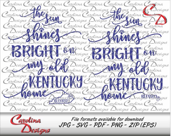 Free Free 216 My Old Kentucky Home Svg SVG PNG EPS DXF File