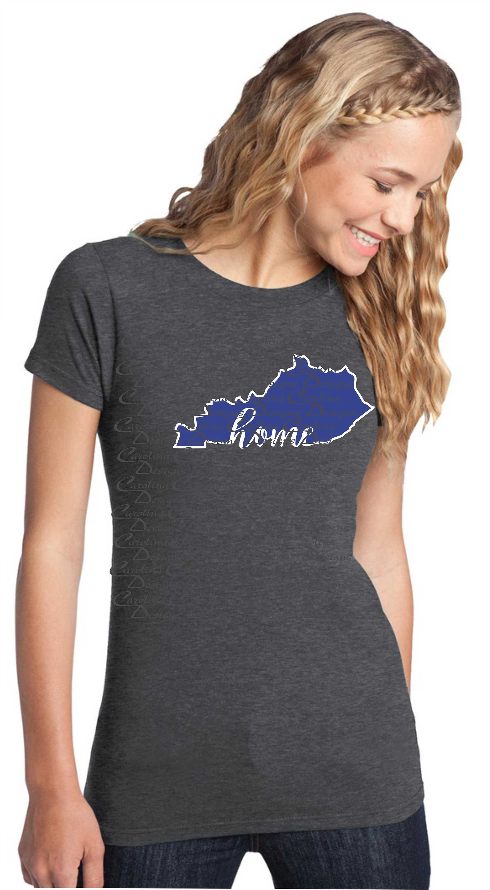 Kentucky State Outline With Home - Etsy