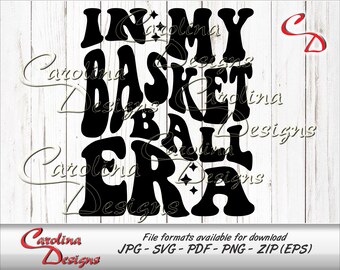 May include: Black and white graphic design with the text "IN MY BASKETBALL ERA".