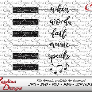 when words fail music speaks