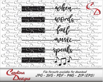 when words fail music speaks