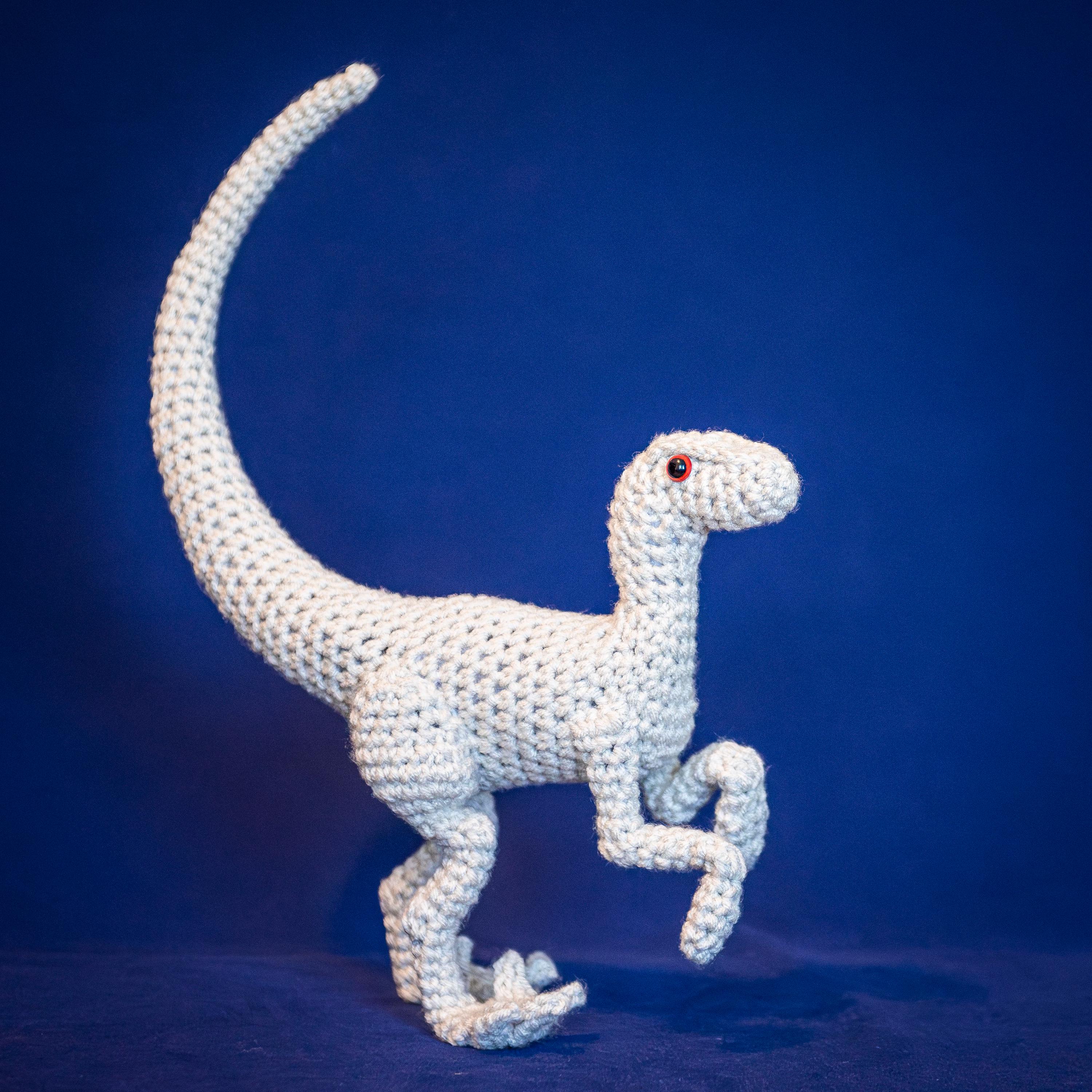 Free R Raptor Pattern Velociraptor Crochet Pattern: Amigurumi Dinosaur Toy (PDF) - Etsy