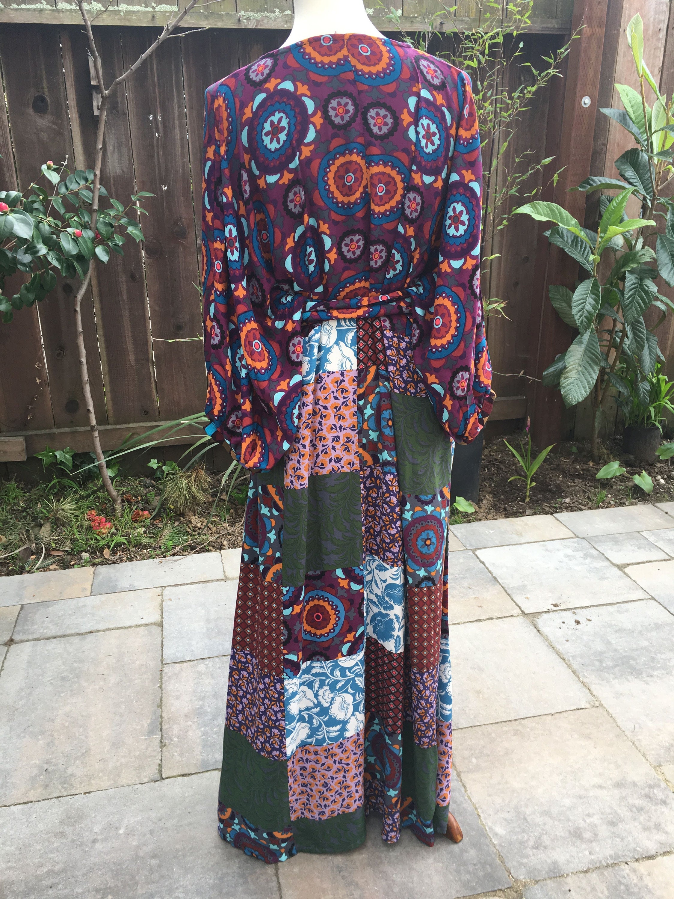 Kaftan. One of a Kind Free Form Maxi M-XL Dress. Women | Etsy