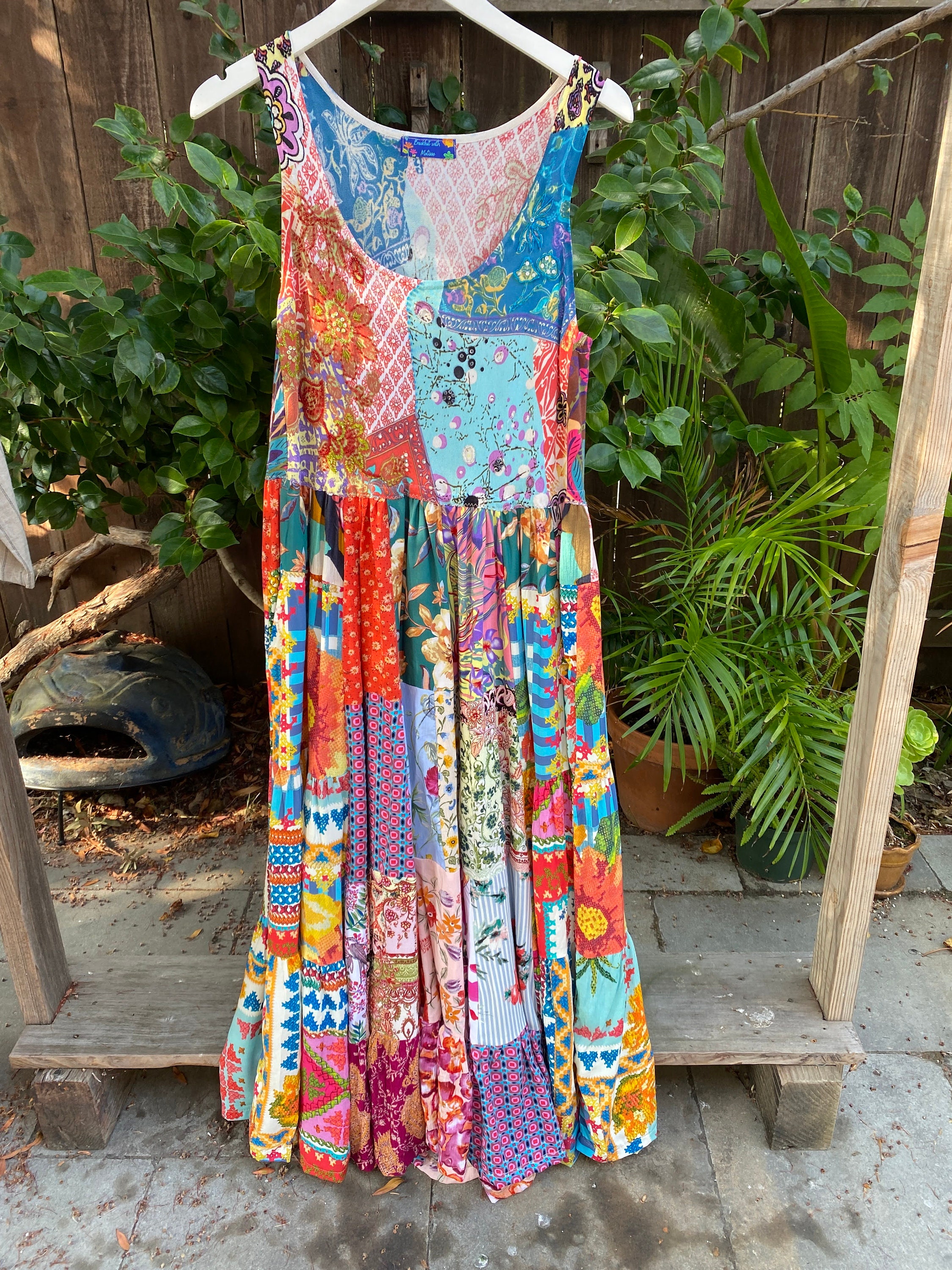 Sleeveless boho best sale dress