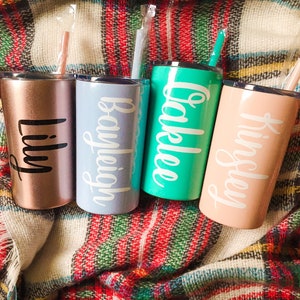 Kids Personalized Tumbler, Custom, Yeti Straw Cup, Birthday Gift, Stocking Stuffer, Insulated, Toddler, Boys, Girls, Grandkids, Christmas