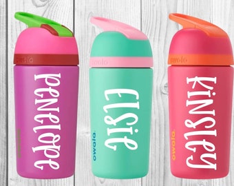 Personalized Owala Kids Water Bottle | Insulated Tumbler | Toddler | Daycare | Birthday Gift | Graduation | School | Grandkid | Summer