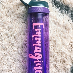 Custom Contigo Water Bottle 24oz, Personalized, Back to School, Teen, Birthday Gift, Gym, Teacher Gift, Kids, Summer, Graduation image 2