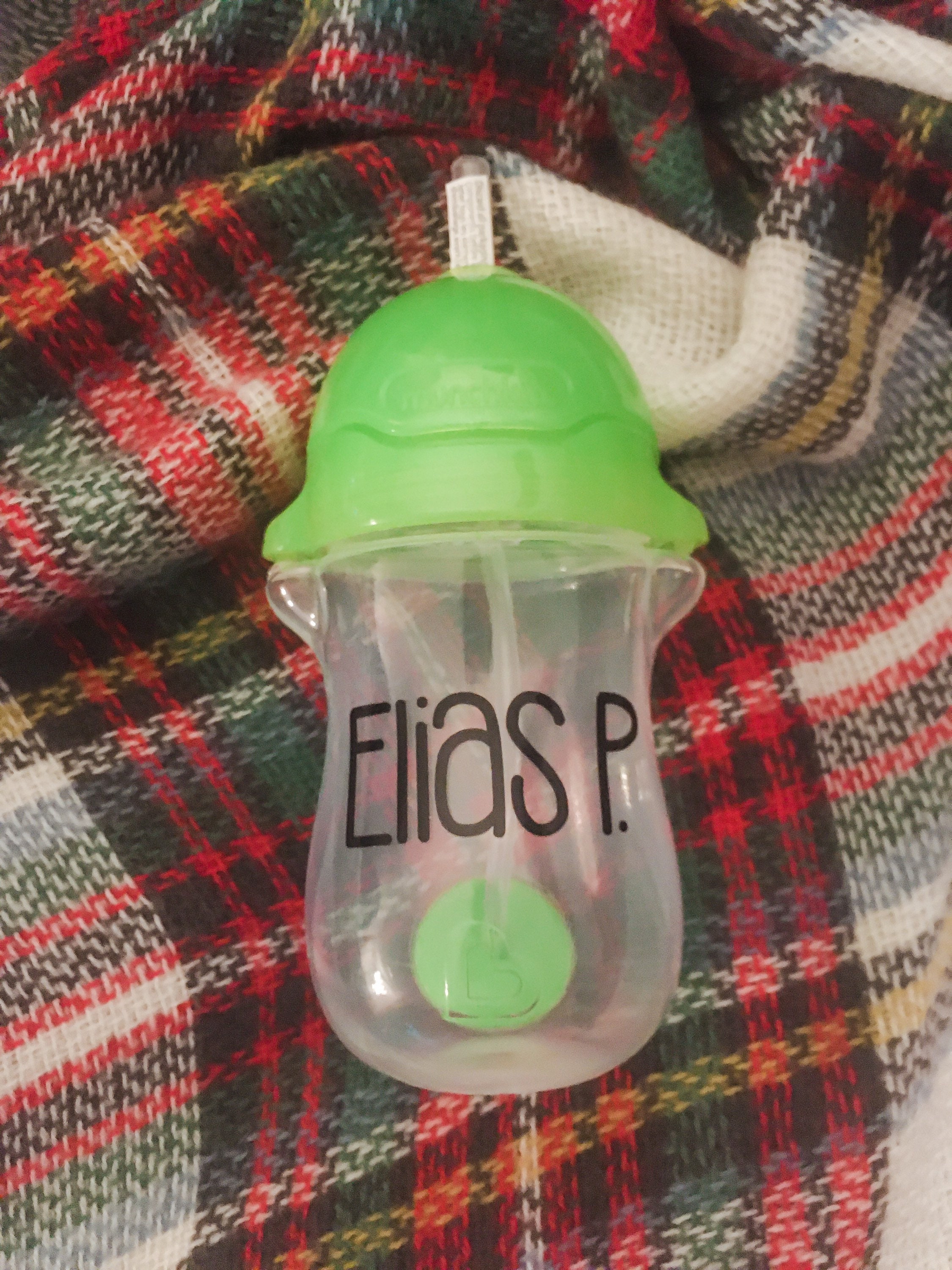 Personalized Munchkin Weighted Straw Cup With Handles Daycare Gift Sippy Cup  Preschool Toddler Gift Toddler Stocking Stuffer 