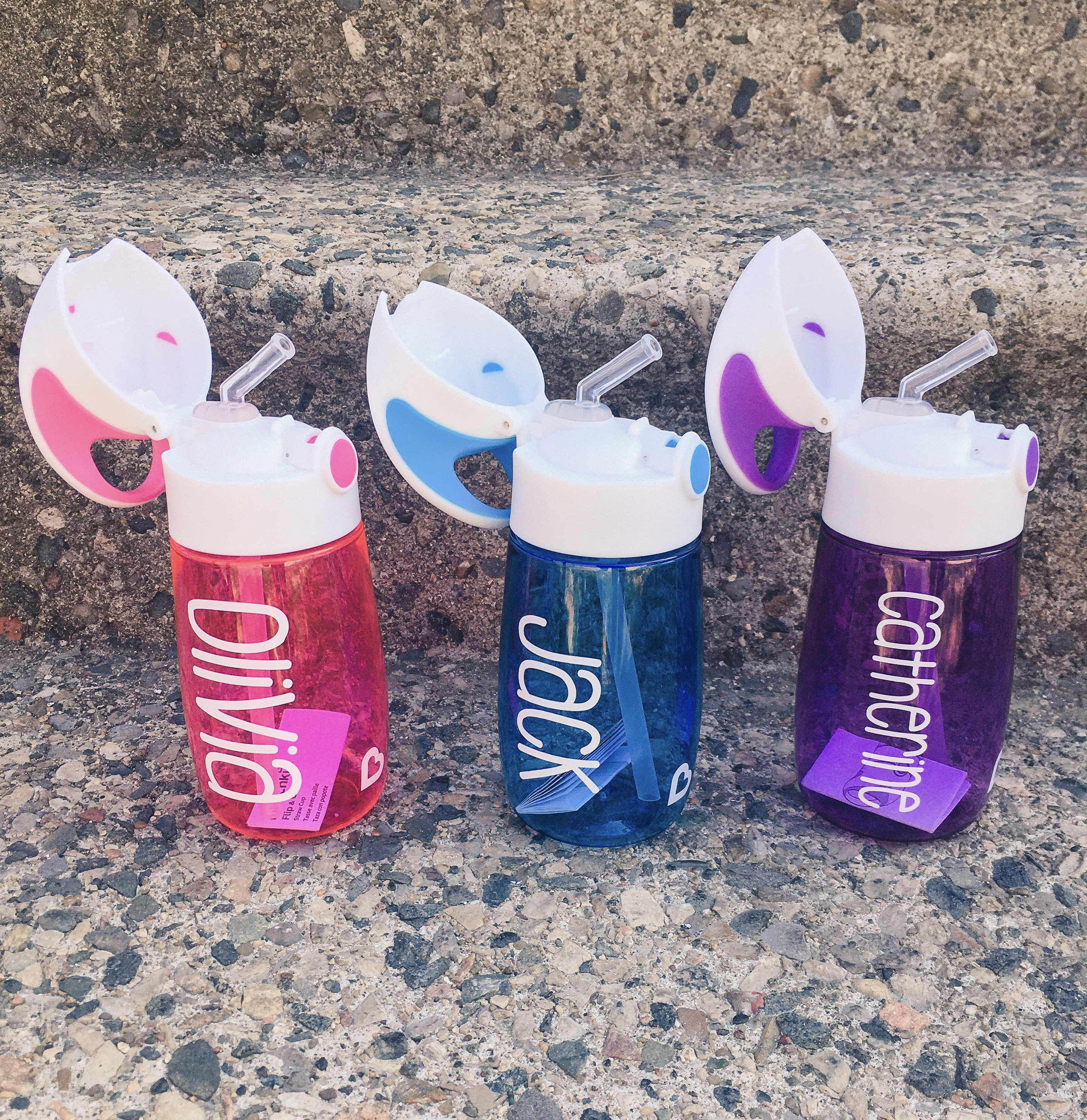 Personalized Contigo Kids Straw Cup Tumbler Toddler 